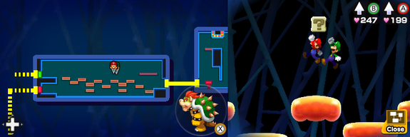 Block 37 in Airway of Mario & Luigi: Bowser's Inside Story + Bowser Jr.'s Journey.