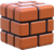 Artwork of a Brick Block in Super Mario 3D World