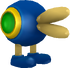 Rendered model of a Cataquack from Super Mario Galaxy.