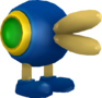 Rendered model of a Cataquack from Super Mario Galaxy.