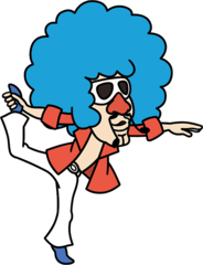 Jimmy T art for WarioWare: Move It!