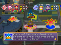 Kamek's appearance in Mario Party 6