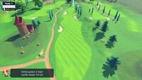 Hole 1 of Bonny Greens in Mario Golf: Super Rush.