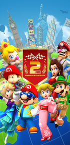 The 2nd Anniversary Tour from Mario Kart Tour