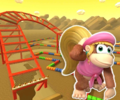 The course icon of the T variant with Dixie Kong
