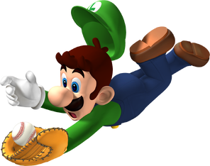 Luigi from Mario Superstar Baseball