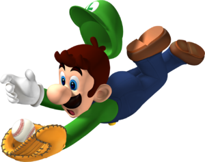 Luigi from Mario Superstar Baseball