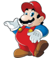Mario, as shown in The Super Mario Bros. Super Show!