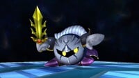 An unused mask of Meta Knight's in Super Smash Bros. Brawl.