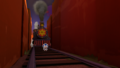 A Toad runs from the Sunset Express.
