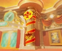 Pillar Ribbons (1F) decoration in Princess Peach: Showtime!