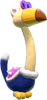 A Conkdor with cat-like features from Super Mario 3D World + Bowser's Fury.