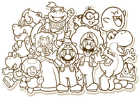 Super Nintendo World stamp