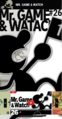 Screenshot of Mr. Game & Watch's entry on the mobile version of the official English Super Smash Bros. Ultimate website, where his name is misspelled "Mr. Game & Watach". This mistake has since been corrected.