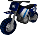 The model for Medium Male Mii's Standard Bike M from Mario Kart Wii