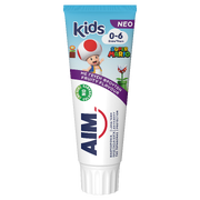 AIM toothpaste (fruity flavor) with Toad