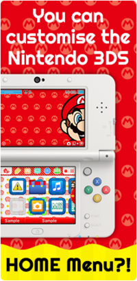 You can customize the Nintendo 3DS HOME Menu?!