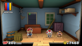 Action Command Dojo from Paper Mario: Color Splash