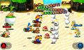 A battle between Bowser Jr.'s troop, including Iggy Koopa as First Officer, and Fawful's troop