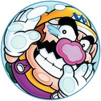 Artwork of the Bubble Wario transformation from Wario Land 4