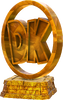 Statue of DK Coin from Donkey Kong Bananza