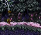 The level Lightning Lookout from Donkey Kong Country 3: Dixie Kong's Double Trouble!