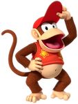 Artwork of Diddy Kong from Mario & Sonic at the Olympic Games Tokyo 2020