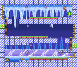 Level 4-8 map in the game Mario & Wario.