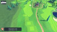 Hole 10 of Bonny Greens in Mario Golf: Super Rush.