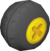 The Small_Black tires from Mario Kart Tour