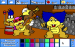 Ludwig as a musical conductor with other Koopalings as musicians.