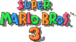 The in-game logo of Super Mario Bros. 3