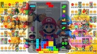 Gameplay pic from the trailer of the Super Mario RPG crossover with Tetris 99