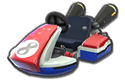 Mario's and red Mii's Standard Kart body from Mario Kart 8