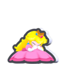 Crouching Peach Standee from Super Mario Bros. Wonder