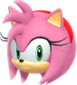 Amy's head icon in Mario & Sonic at the Olympic Games Tokyo 2020