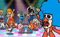 The Dancing Team still partying