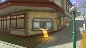 A Yoshi's location in Mario Kart World