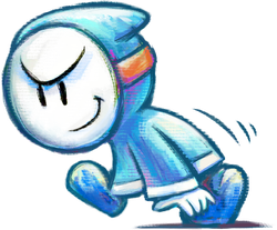Artwork of a Bandit, from Yoshi's New Island.