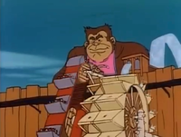 Donkey Kong as he appears in Captain N: The Game Master.