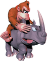 Donkey Kong riding Rambi