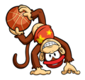 Diddy Kong Mario Hoops 3-on-3