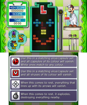Advanced Stage 3 of Miracle Cure Laboratory in Dr. Mario: Miracle Cure