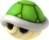 A Green Shell from Mario Kart 7.