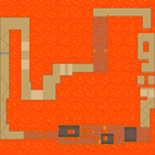 <small>GBA</small> Bowser Castle 2 map