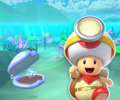 The course icon of the R variant with Captain Toad