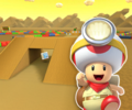 The course icon with Captain Toad
