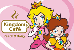 Kingdom Café: Peach & Daisy sponsor in Mario Kart Tour