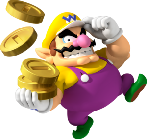 Mario Party 8 artwork: Wario