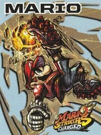 Mario Strikers Charged trading card featuring Mario (front). Taken from Nintendo Power